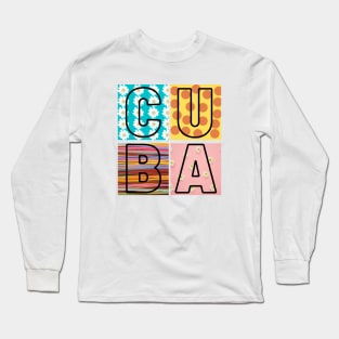 Cuban Colors Long Sleeve T-Shirt